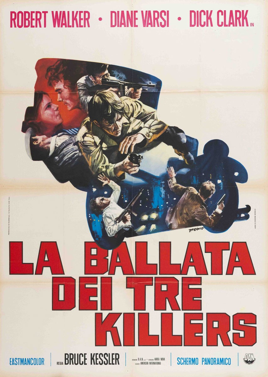 Manifesto 2 per il film La ballata dei tre killers (1968)
