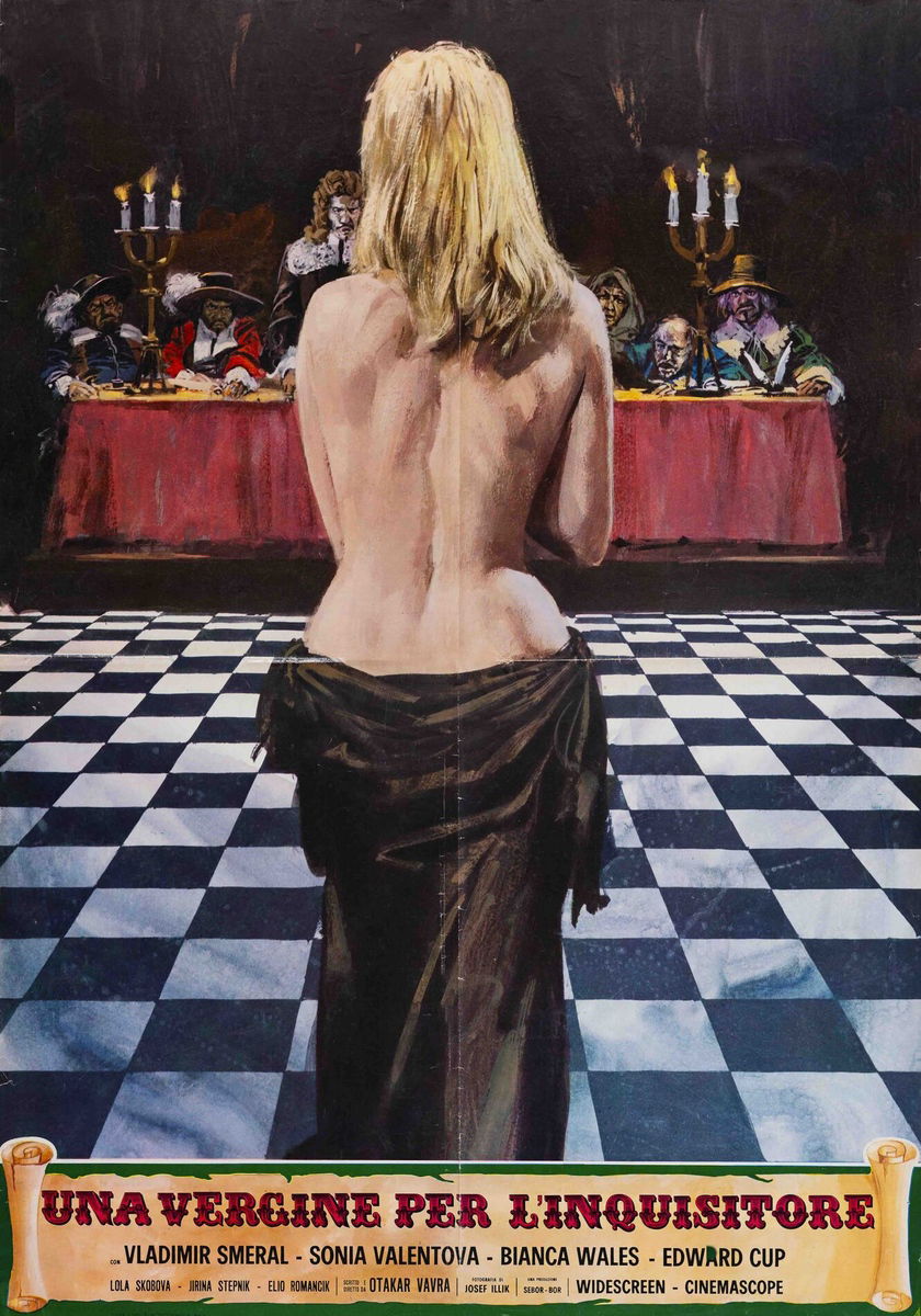 Una vergine per l'inquisitore - Manifesto 1