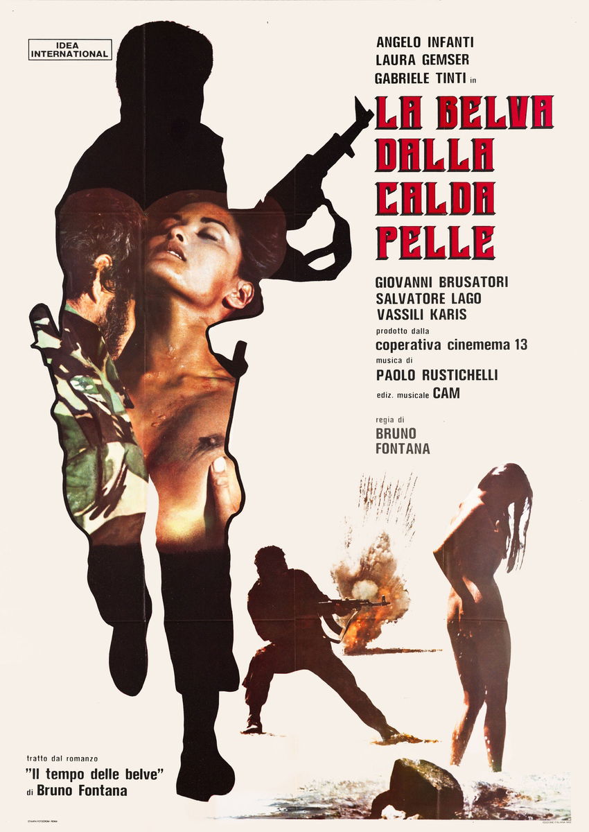 La belva dalla calda pelle - Manifesto 1