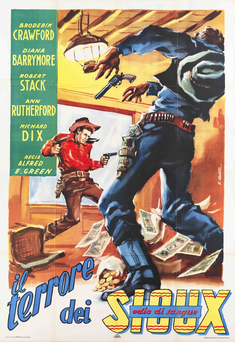 Poster 2 for the film Badlands of Dakota (1941)