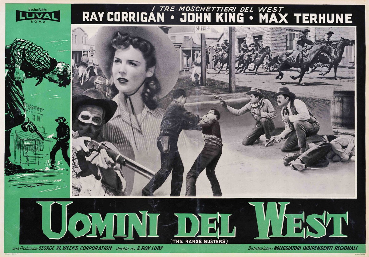Fotobusta 2 per il film Uomini del West (1940)