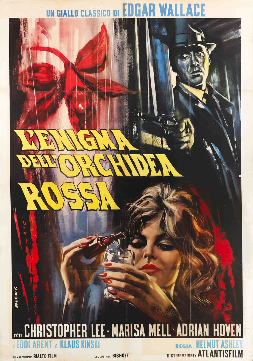 L'enigma dell'orchidea rossa - Manifesto 1