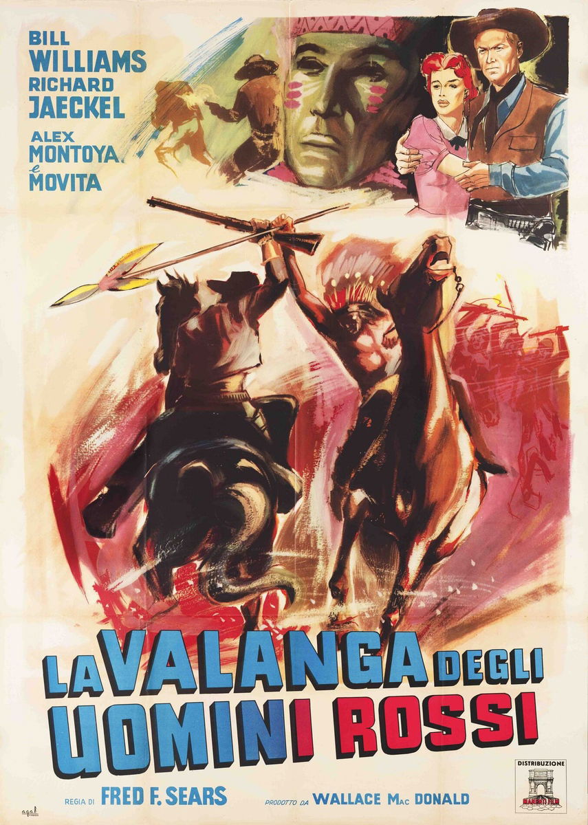 La valanga degli uomini rossi - Manifesto 1