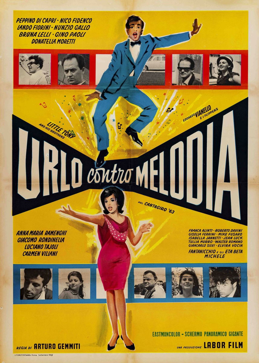 Urlo contro melodia nel Cantagiro 1963 - Manifesto 1