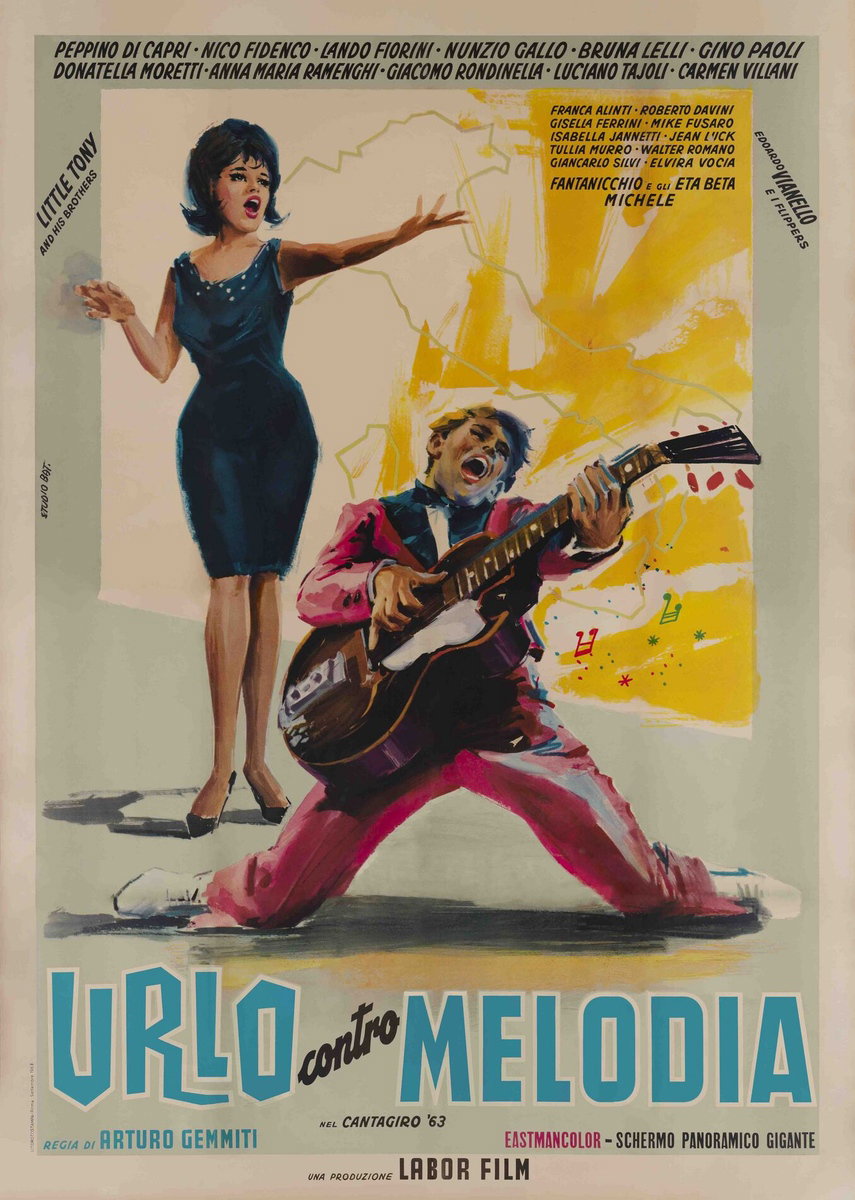 Poster 2 for the film Urlo contro melodia nel Cantagiro '63 (1963)