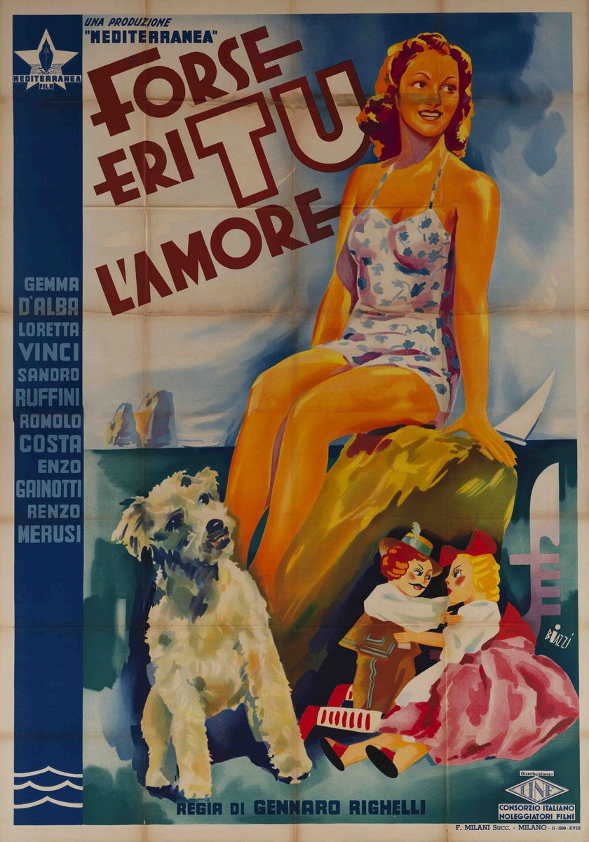 Forse eri tu l'amore - Manifesto 1