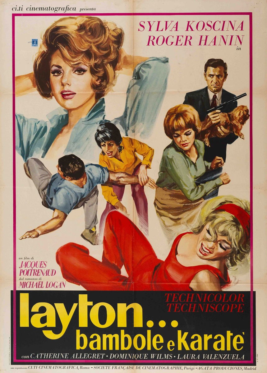 Layton... bambole e karatè - Manifesto 1