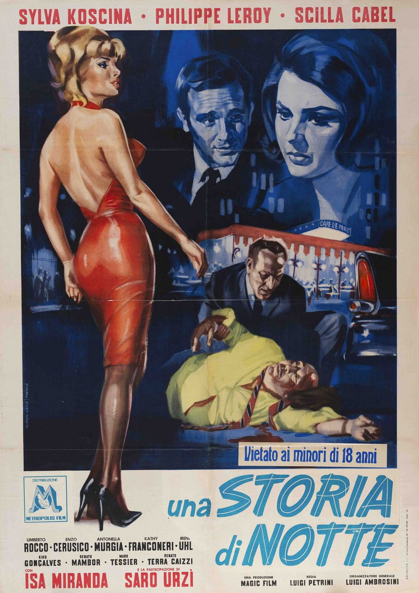 Una storia di notte - Manifesto 1