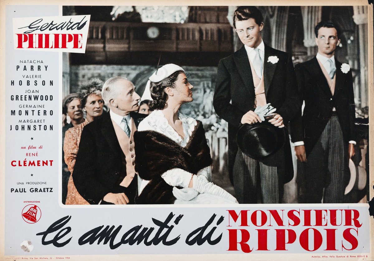 Fotobusta 2 per il film Le amanti di Monsieur Ripois (1954)