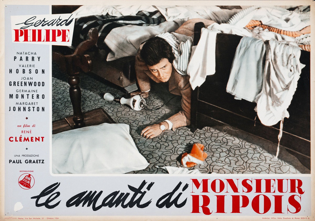 Fotobusta 5 per il film Le amanti di Monsieur Ripois (1954)