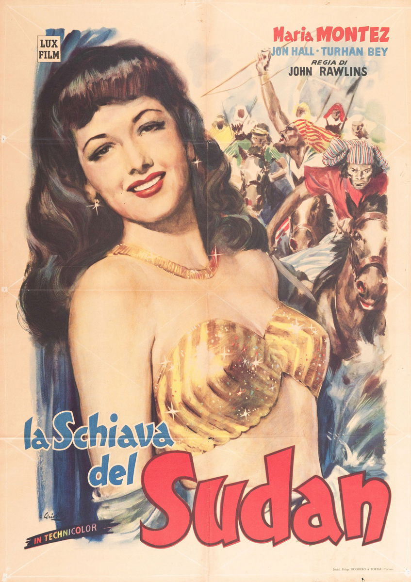 La schiava del sudan - Manifesto 1