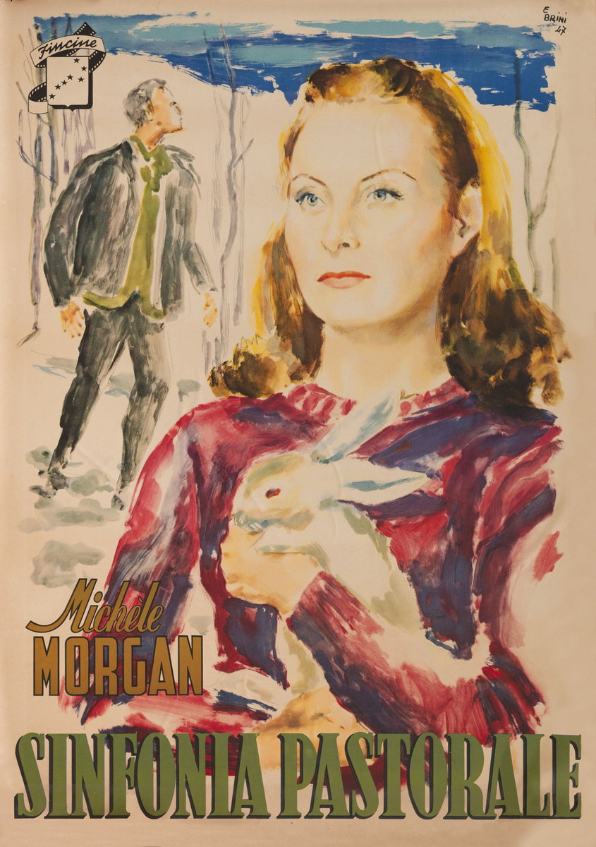 Poster 2 for the film Pastoral Symphony (1946), painted by Ercole Brini