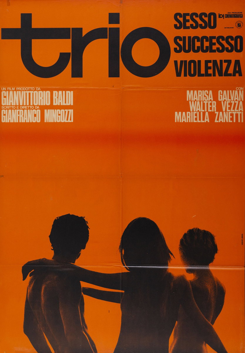 Manifesto 2 per il film Trio (1967)