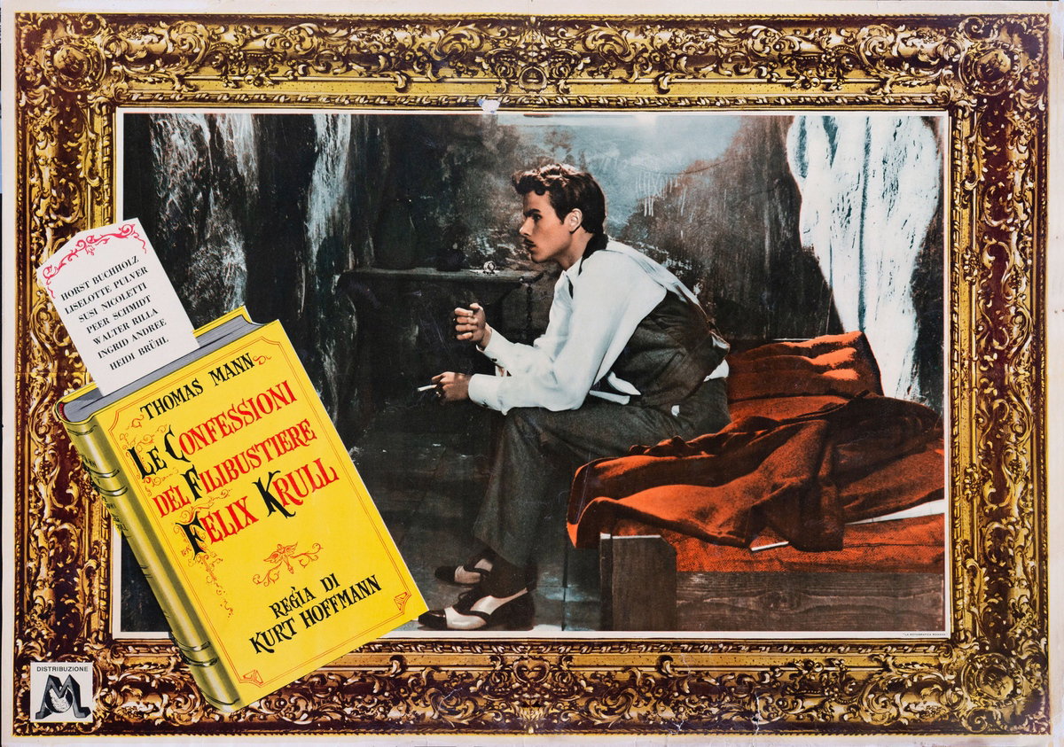 Fotobusta 2 per il film Le confessioni del filibustiere Felix Krull (1957)