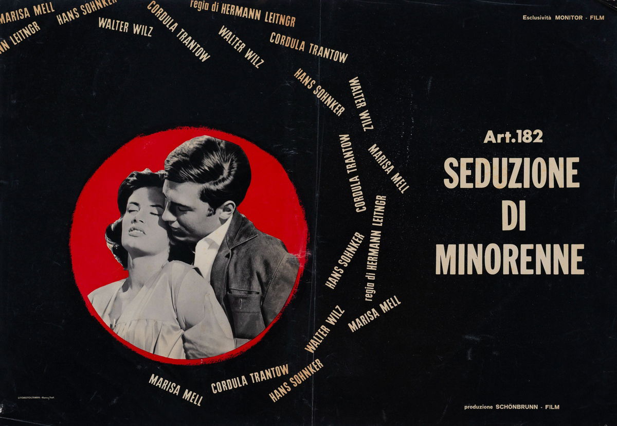 Art. 182 Seduzione di minorenne - Fotobusta 1