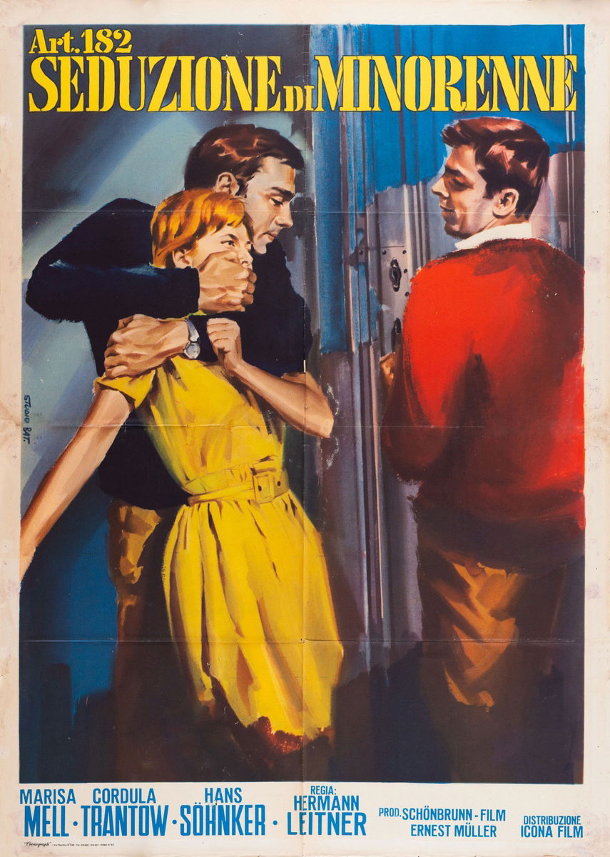 Art. 182 Seduzione di minorenne - Manifesto 1