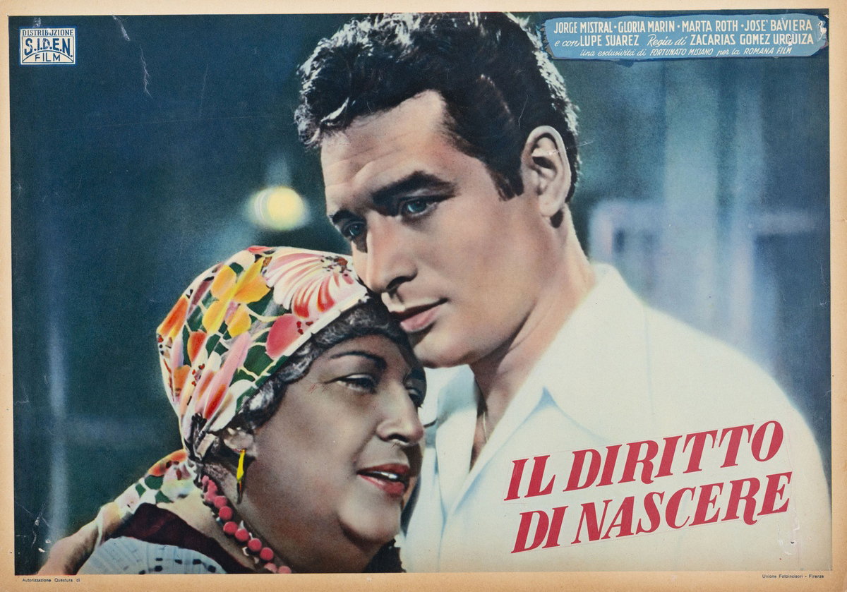 Lobby Card 2 for the film El Derecho De Nacer (1952)