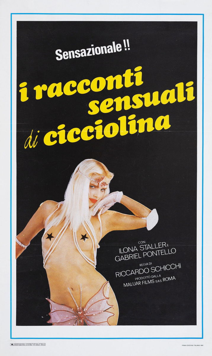 I racconti sensuali di Cicciolina - Locandina 1