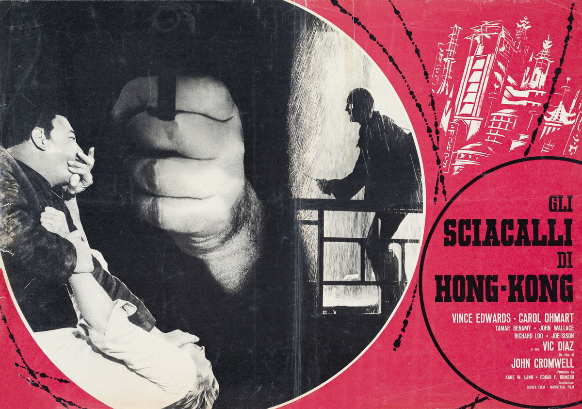 Fotobusta 2 per il film Gli sciacalli di Hong Kong (1959)