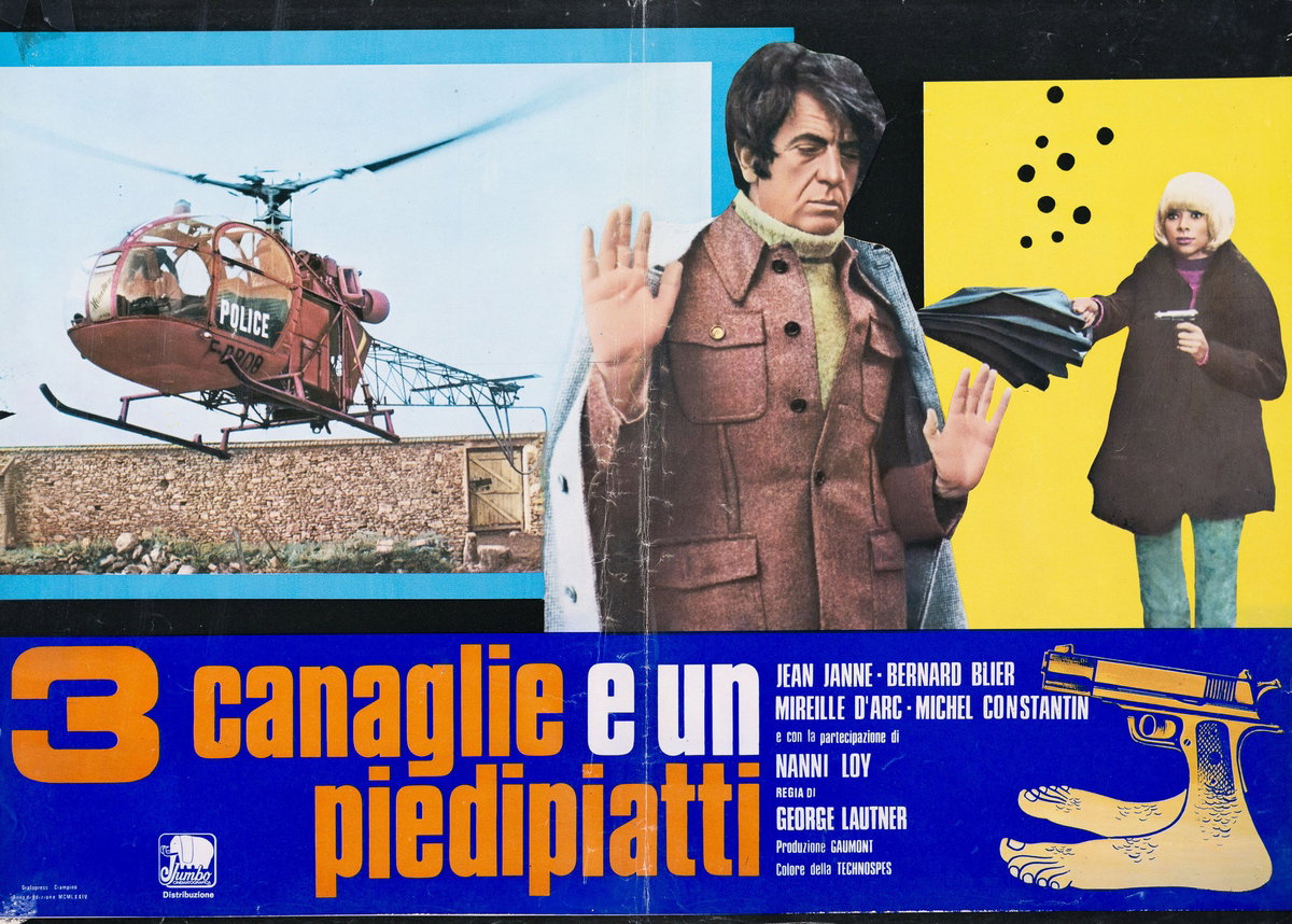 Fotobusta 2 per il film Tre canaglie e un piedipiatti (1971)