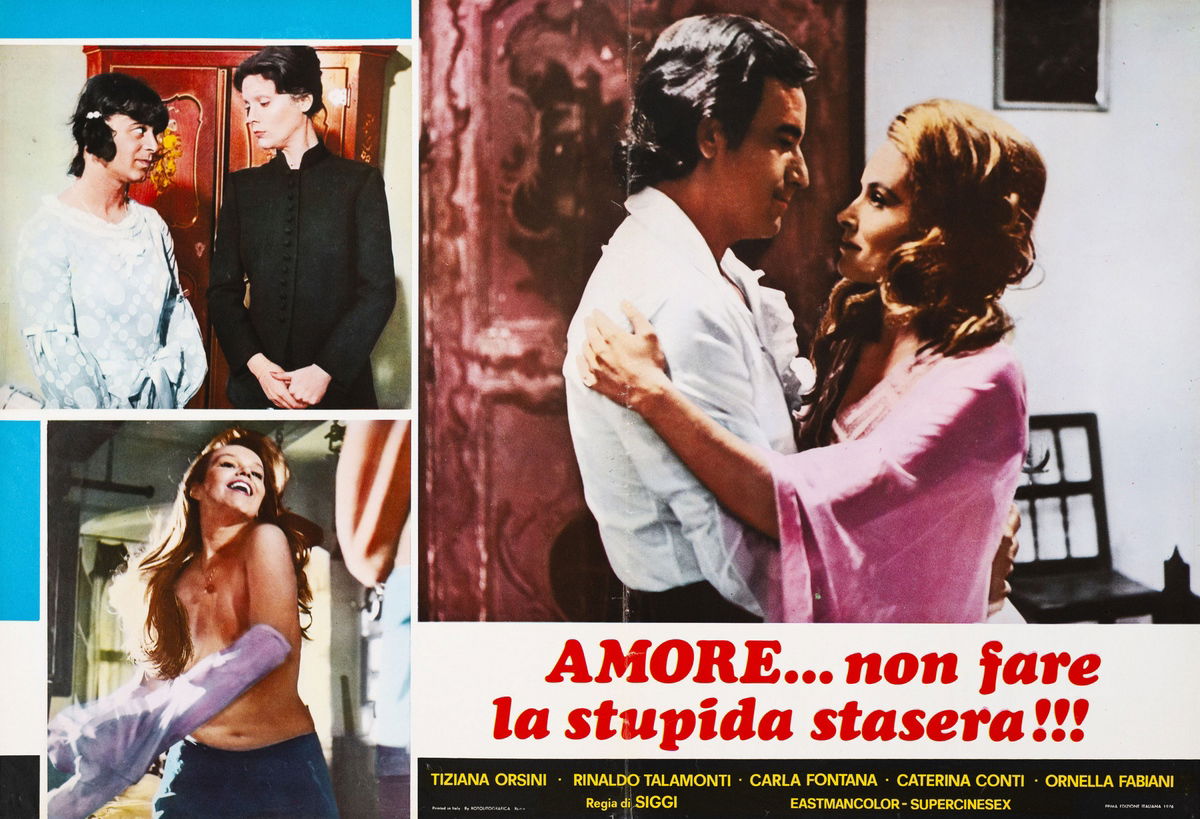 Amore non fare la stupida stasera - Fotobusta 1