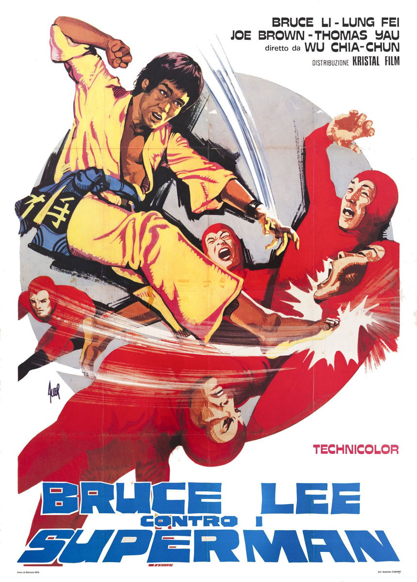 Bruce Lee contro i supermen - Manifesto 1
