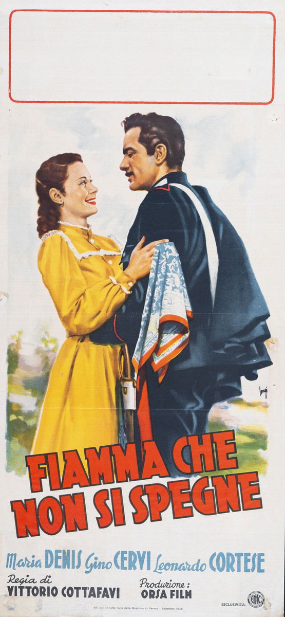 The Flame that Never Dies - Lobby Card 1