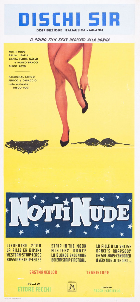 Locandina 2 for the film Notti nude (1963)