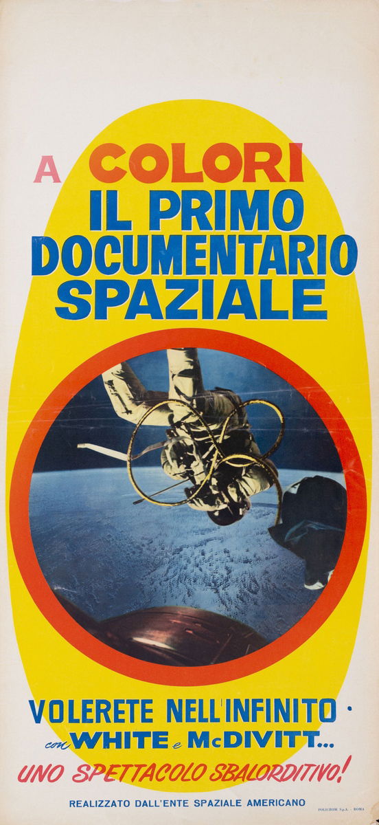 Il primo documentario spaziale - volerete nell'infinito - Locandina 1