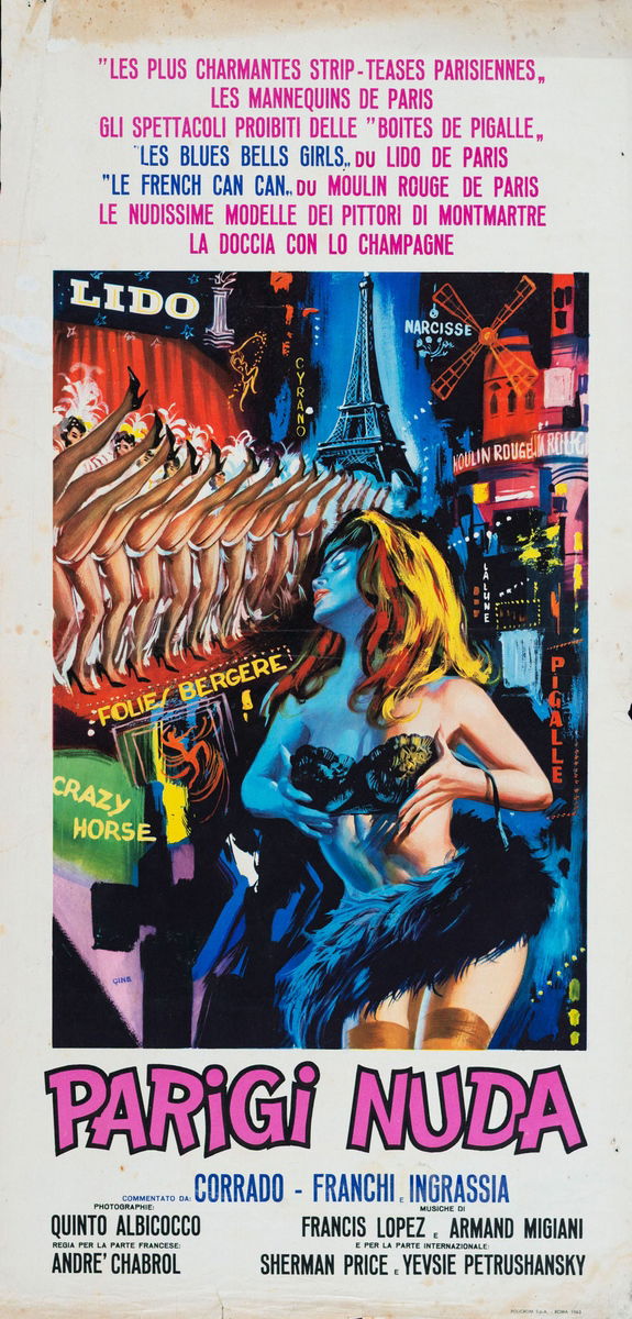 Parigi nuda - Lobby Card 1