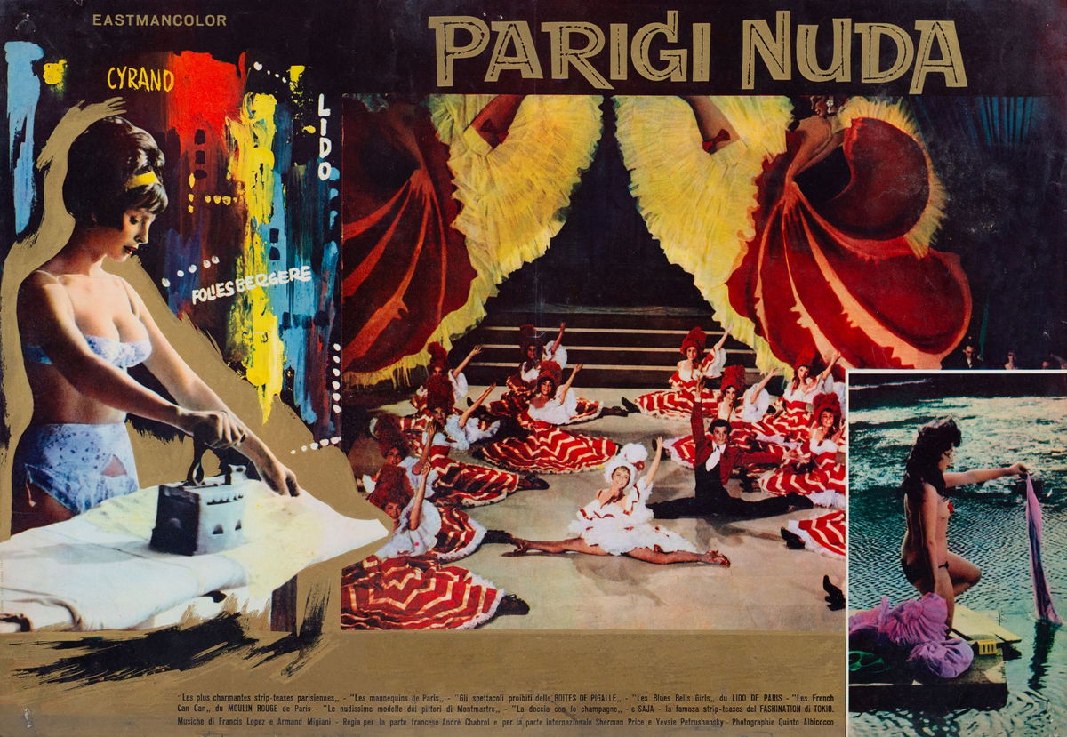 Parigi nuda - Fotobusta 1