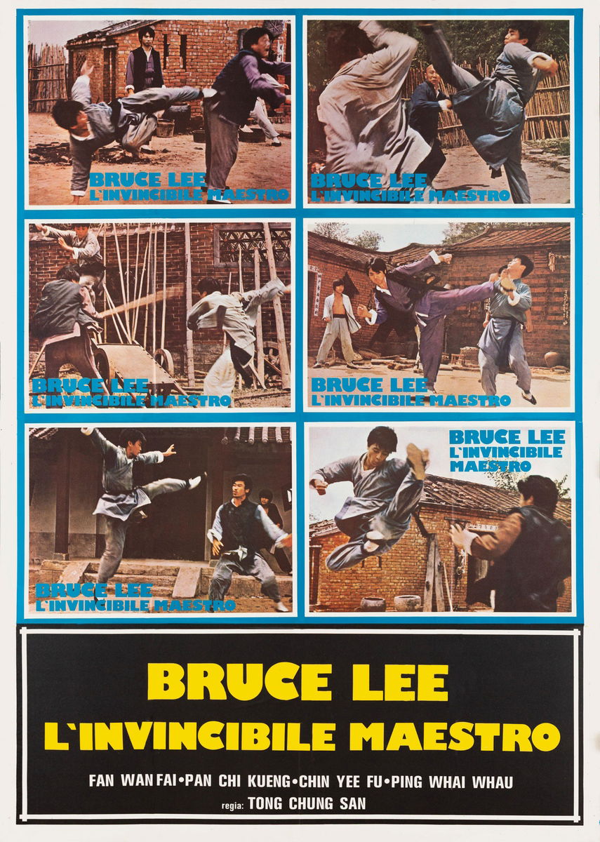 Bruce Lee l'invincibile maestro - Manifesto 1