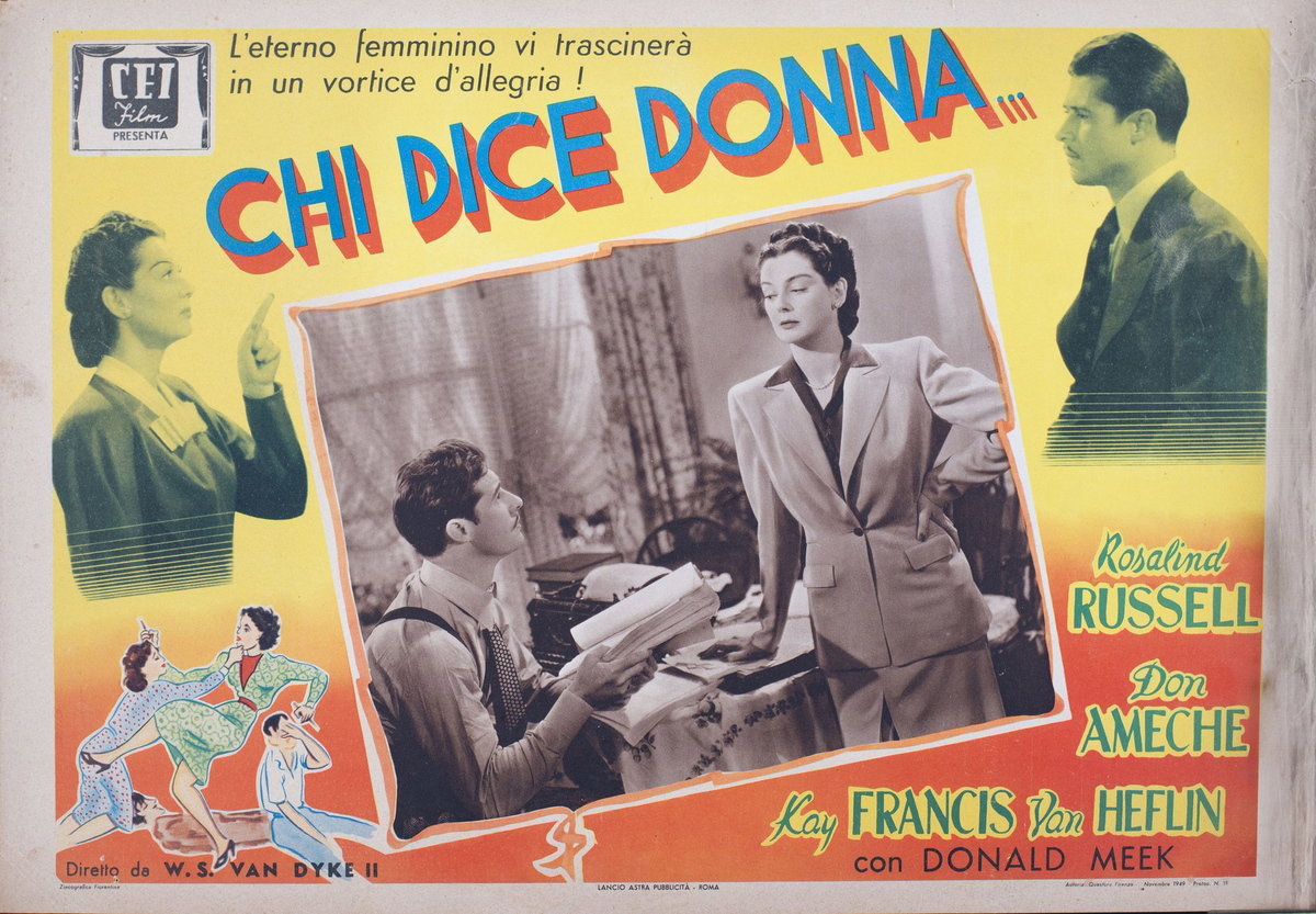 Fotobusta 2 per il film Chi dice donna... (1941)