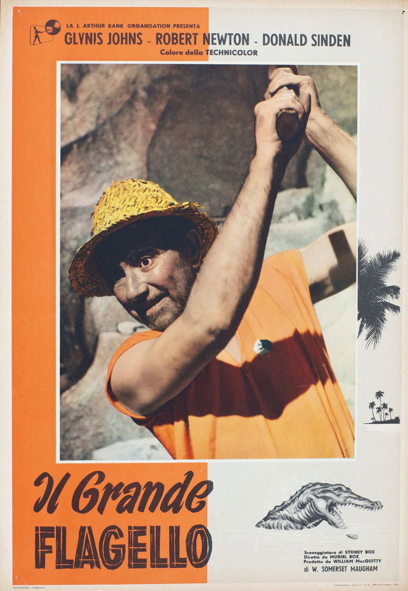 Fotobusta 5 per il film Il grande flagello (1954)
