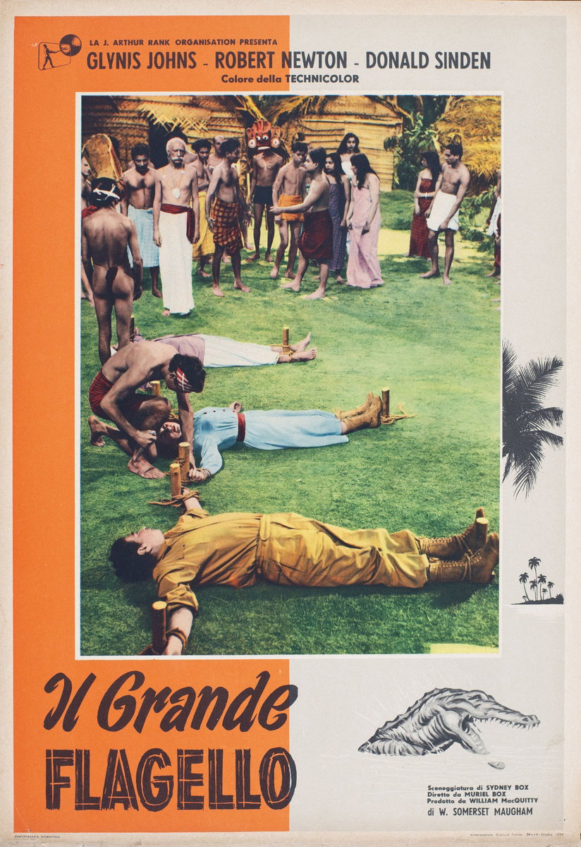 Fotobusta 2 per il film Il grande flagello (1954)