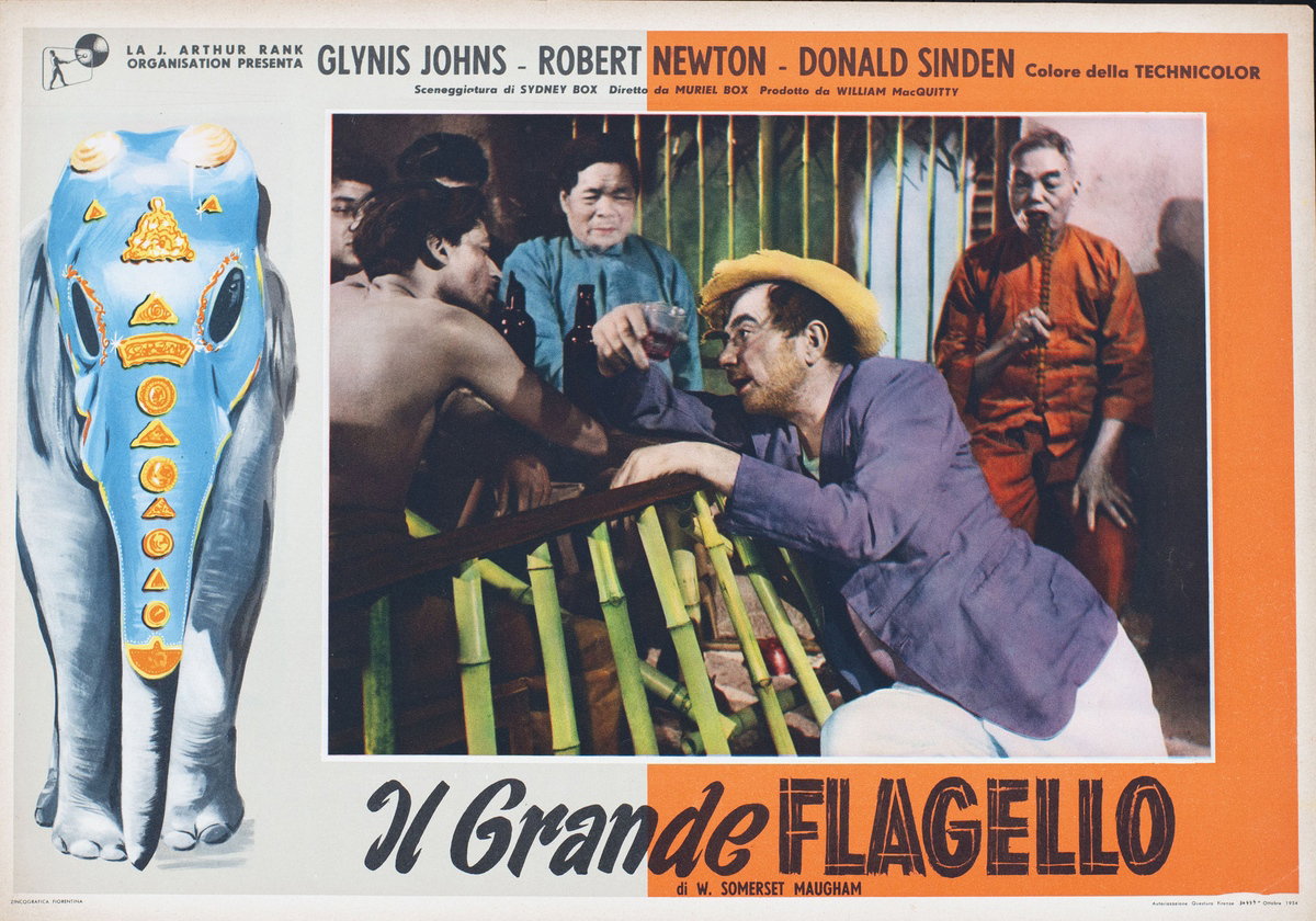 Lobby Card 3 for the film The Beachcomber (1954)