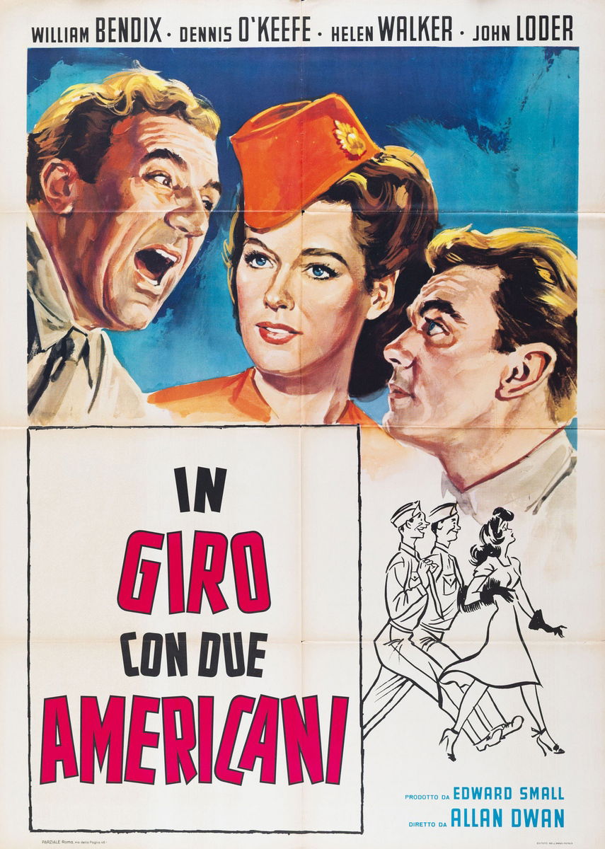 In giro con due americani - Manifesto 1