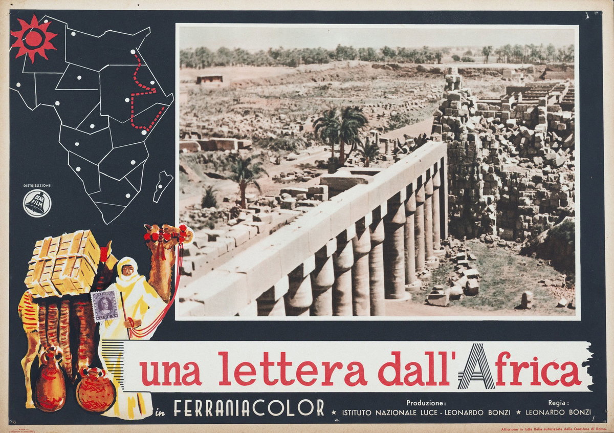 Fotobusta 2 per il film Una lettera dall'Africa (1951)
