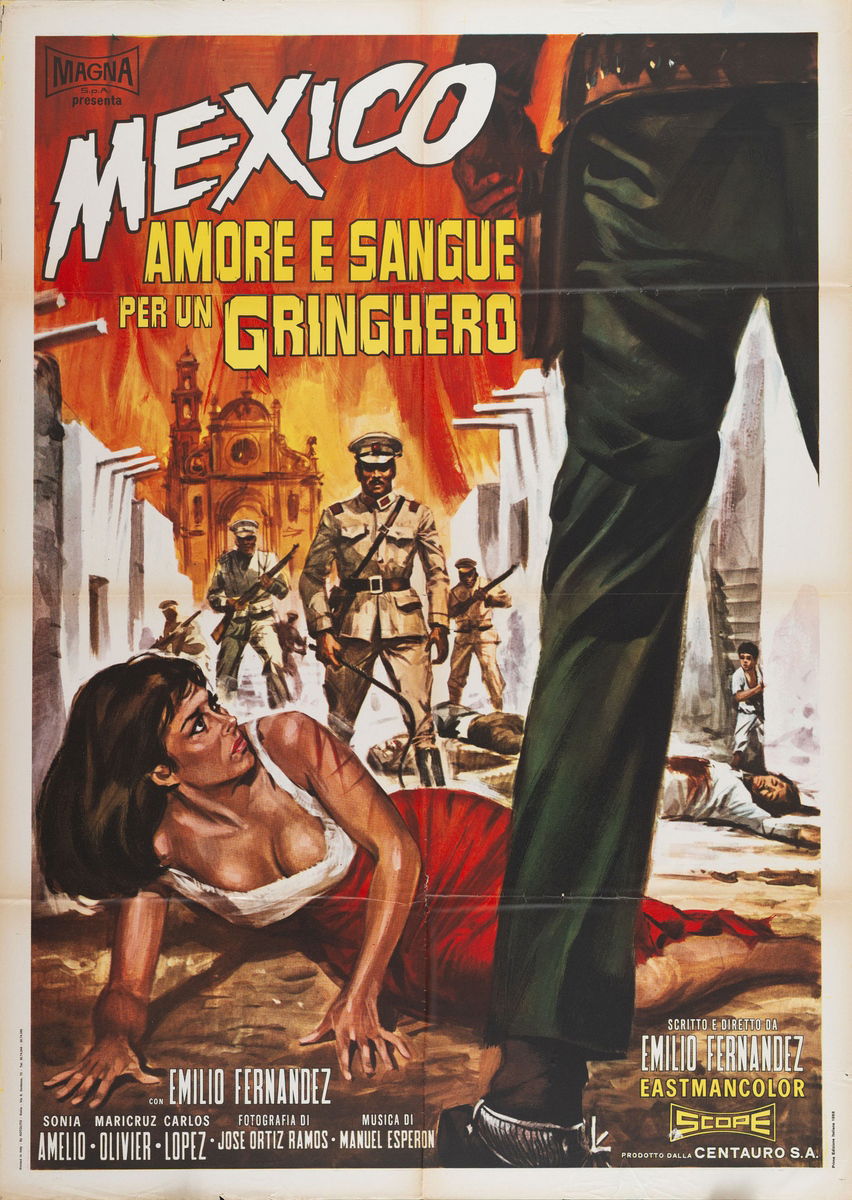 Mexico amore e sangue per un gringhero - Manifesto 1