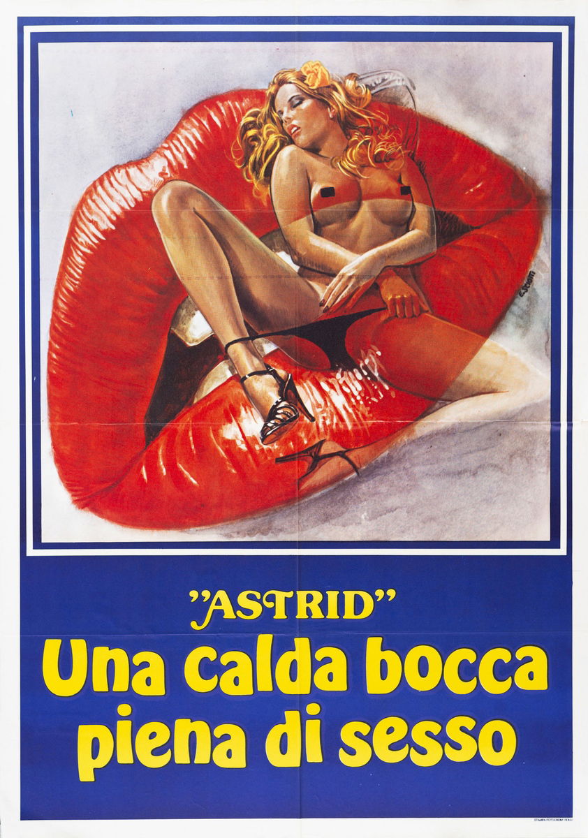 Astrid - Una calda bocca piena di sesso - Manifesto 1