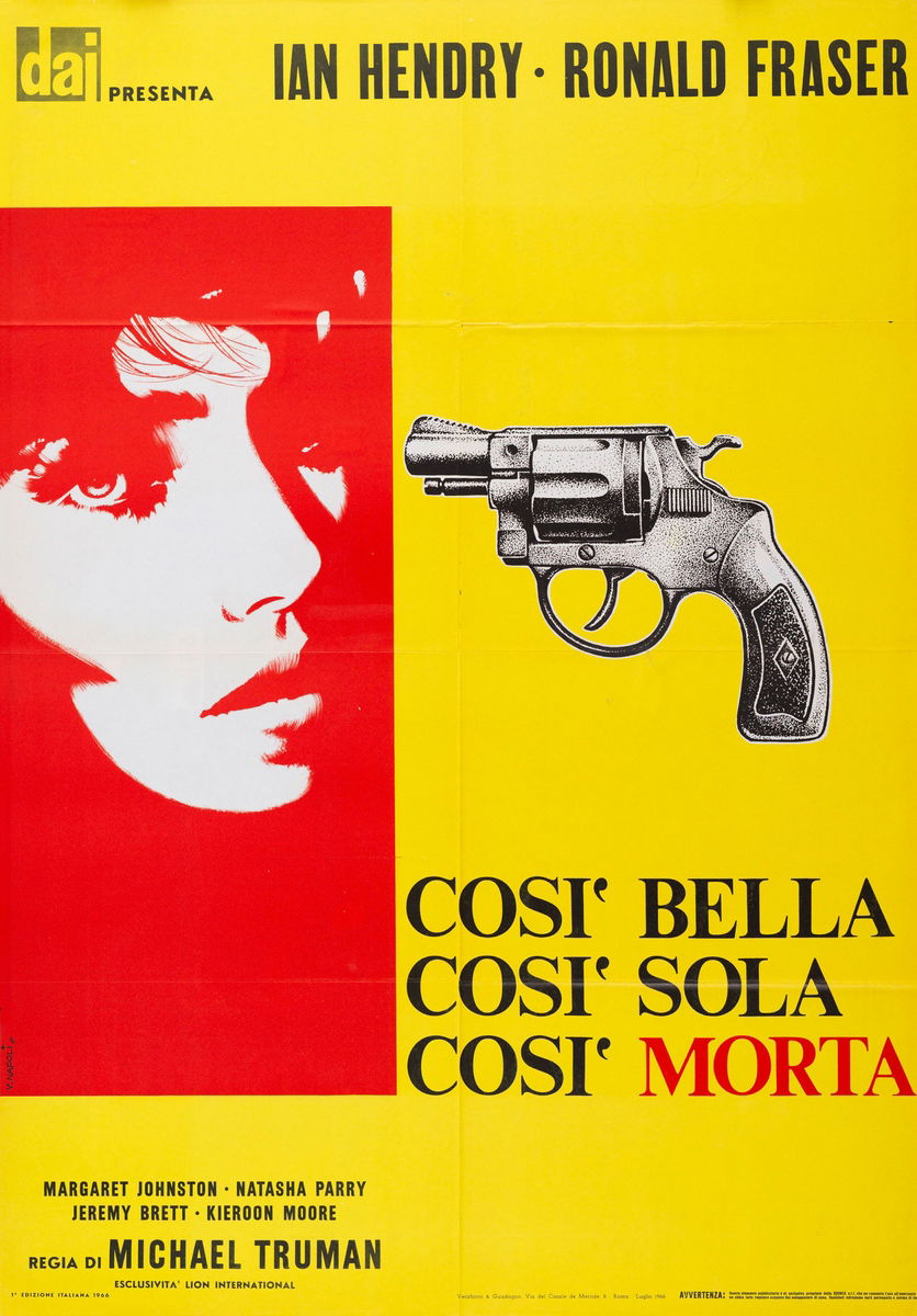 Così bella così sola così morta - Manifesto 1