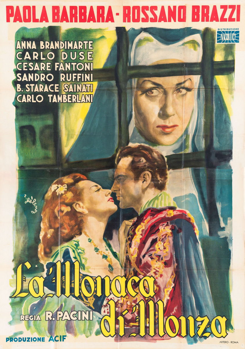 La monaca di Monza - Manifesto 1