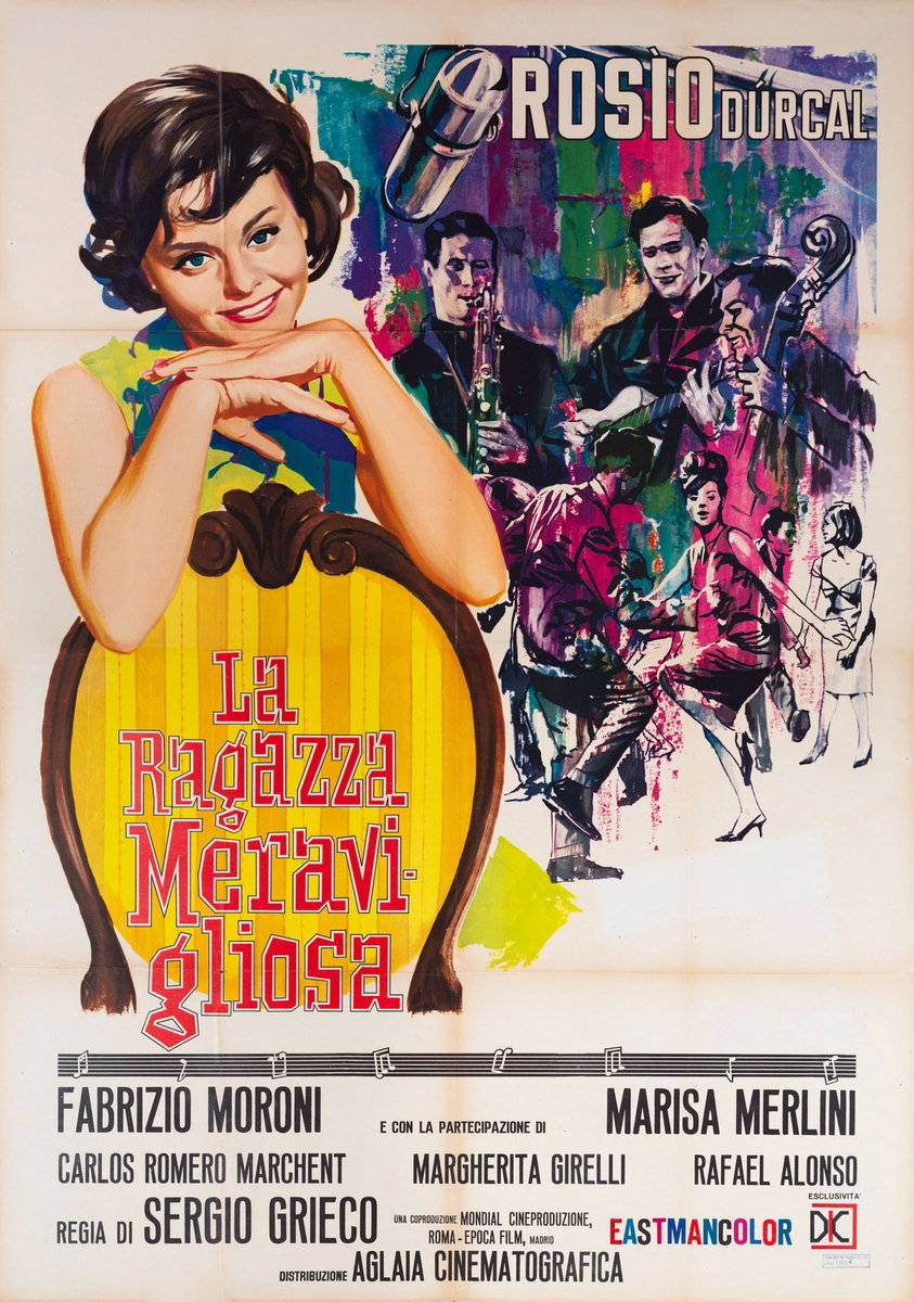 Poster 2 for the film La chica del trébol (1963)