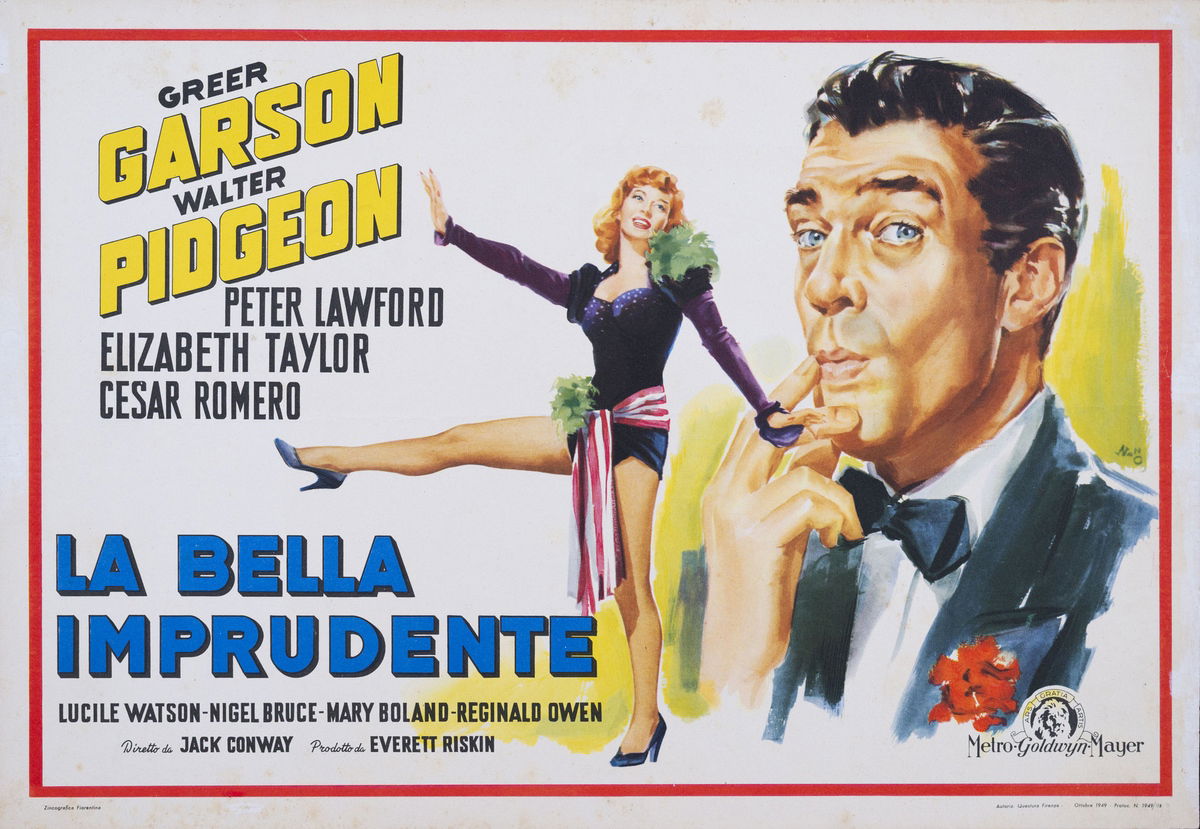 La bella imprudente - Fotobusta 1