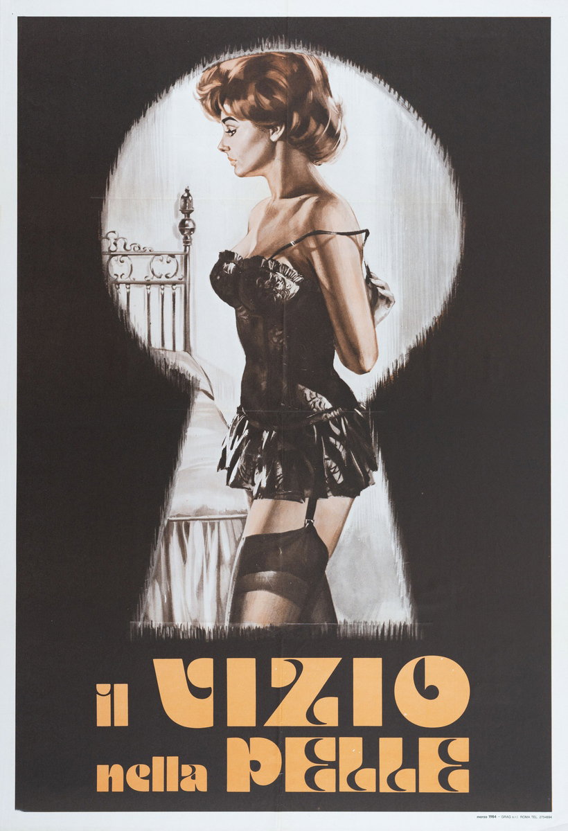 Manifesto 2 per il film Il vizio nella pelle (1978)