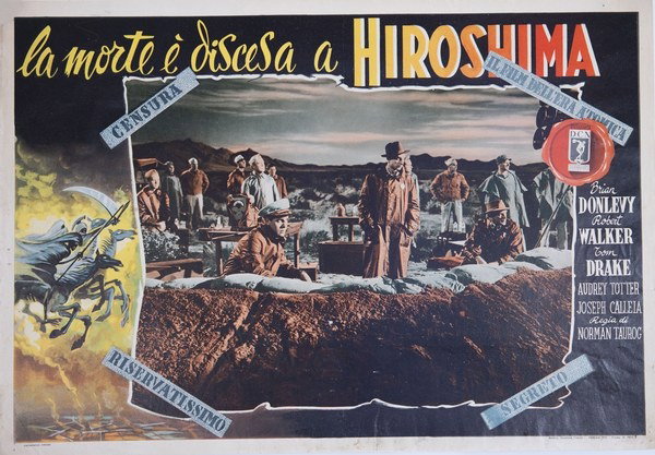 Fotobusta 2 per il film La morte è discesa a Hiroshima (1947)
