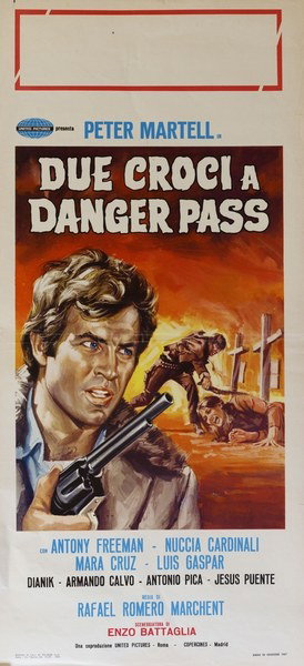 Two Crosses in Danger Pass - Lobby Card 1