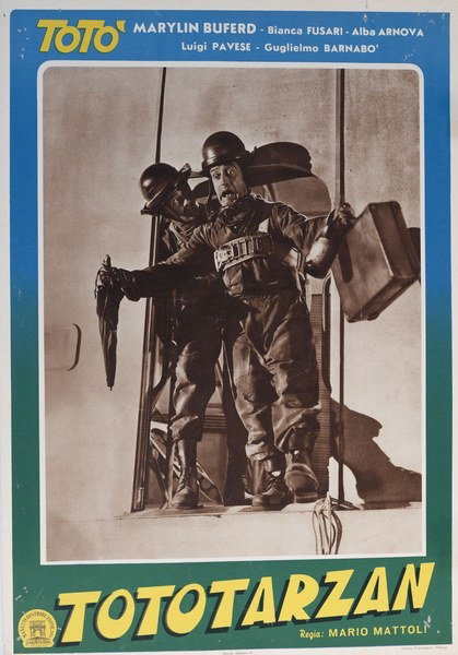 Fotobusta 5 per il film Tototarzan (1950)