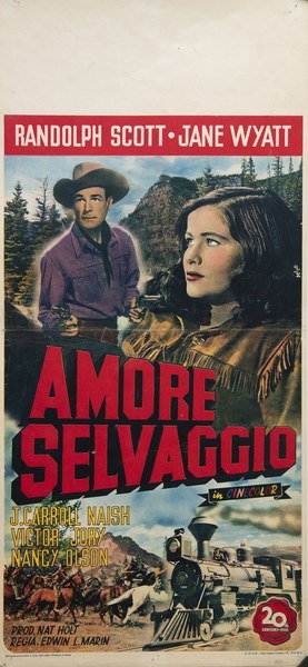 Locandina 2 per il film Amore selvaggio (1949)