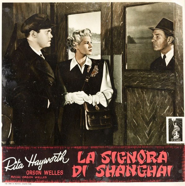 Fotobusta 12 per il film La signora di Shanghai (1947)